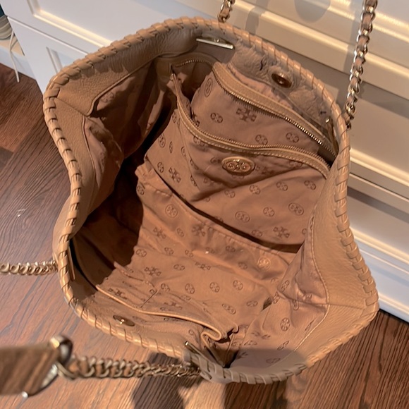 Tory Burch tan leather tote - Picture 3 of 6